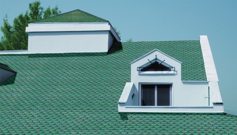 Evka-7 profesyonel Şed Çatı – Shingle cati örneği